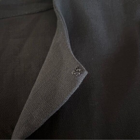 Eileen Fisher Long Line Wool Blend Open Faced Jacket Small - Picture 6 of 8